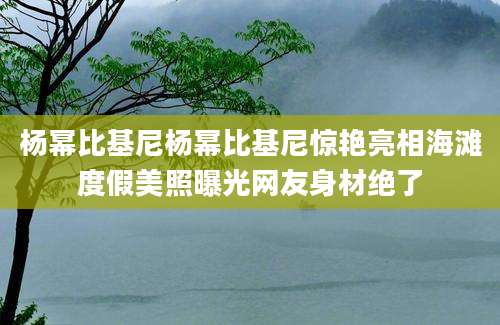杨幂比基尼杨幂比基尼惊艳亮相海滩度假美照曝光网友身材绝了