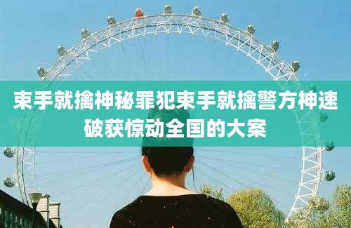 束手就擒神秘罪犯束手就擒警方神速破获惊动全国的大案